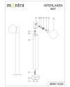 INTERLAKEN * BOLARDO IP65 G9 NEGRO